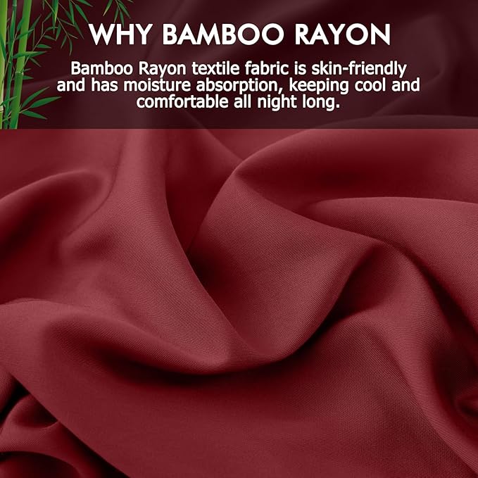 Bamboo Cooling Pillowcase Set - King - 2 Pack