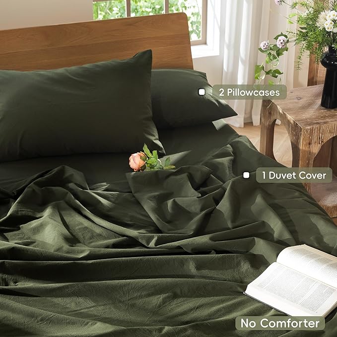 Linen Duvet Cover Set - King