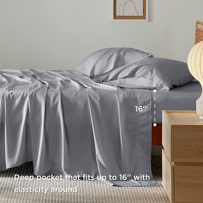 Bamboo Cooling Bed Sheet Set - Full