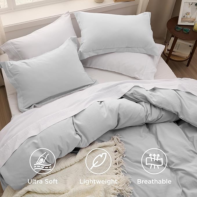 Duvet Cover Set - King - 120 x 98 in - 3 Piece