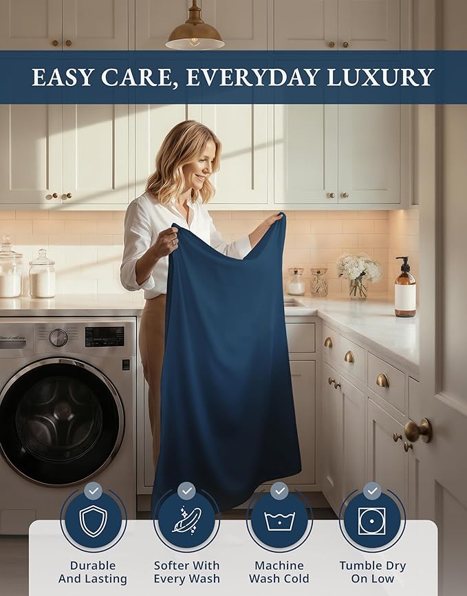 100% Cotton Cooling Bed Sheet Set - King - 15 in Deep Pocket