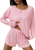 Shorts Pajama Set - Long Sleeve - 2 Piece
