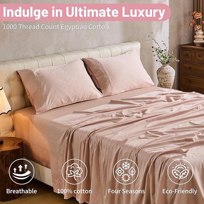 Fitted Sheet - Queen - 4 Piece