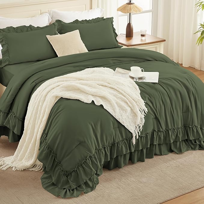 Microfiber Comforter Set - Queen - 90 x 90 in - 3 Piece