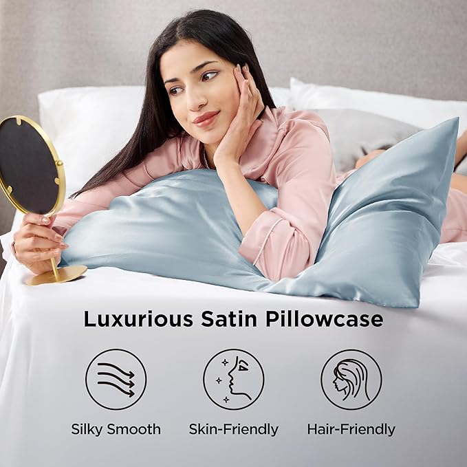 Satin Pillowcase Set - Queen - 20 x 30 in - 2 Piece
