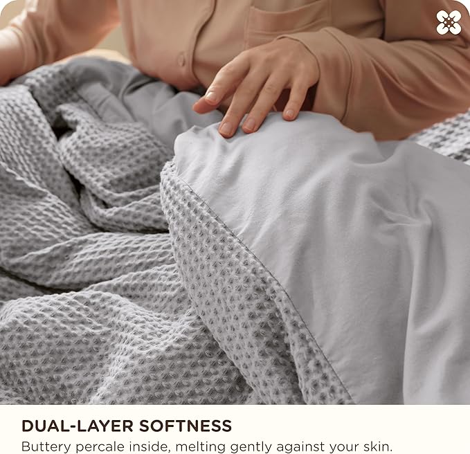 100% Cotton Duvet Cover Set - Queen - 3 Piece
