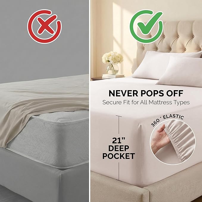 Microfiber Bed Sheet Set - Twin - 4 Piece