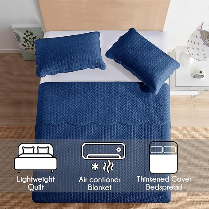 Microfiber Quilt Set - California King - 8 Pack