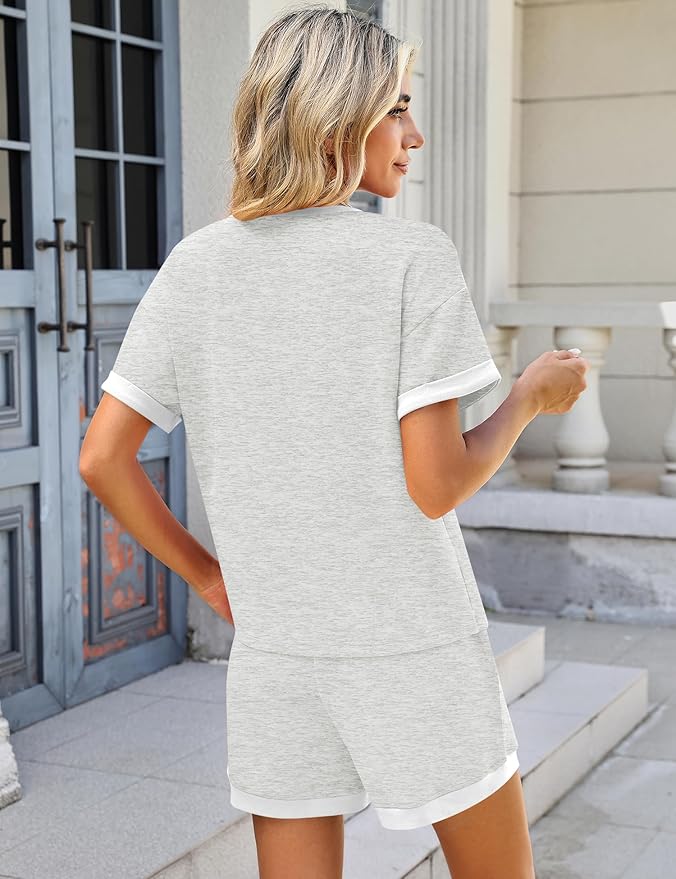 Shorts Pajama Set - Short Sleeve - 2 Piece