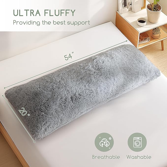 Memory Foam Body Pillow - Full - 20 x 54 in