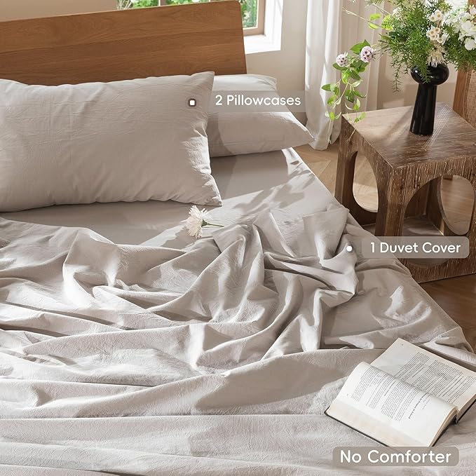 Linen Duvet Cover Set - King
