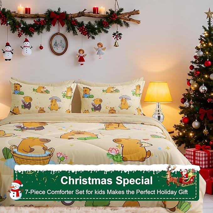 Comforter Set - Queen - 7 Piece