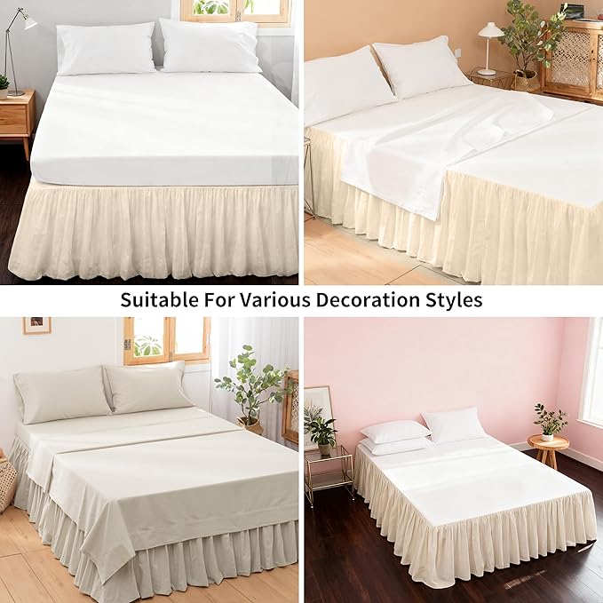 Linen Bed Skirt - Queen