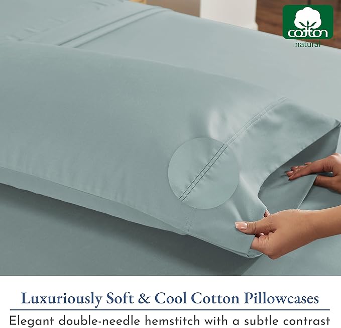 100% Cotton Pillowcase - King