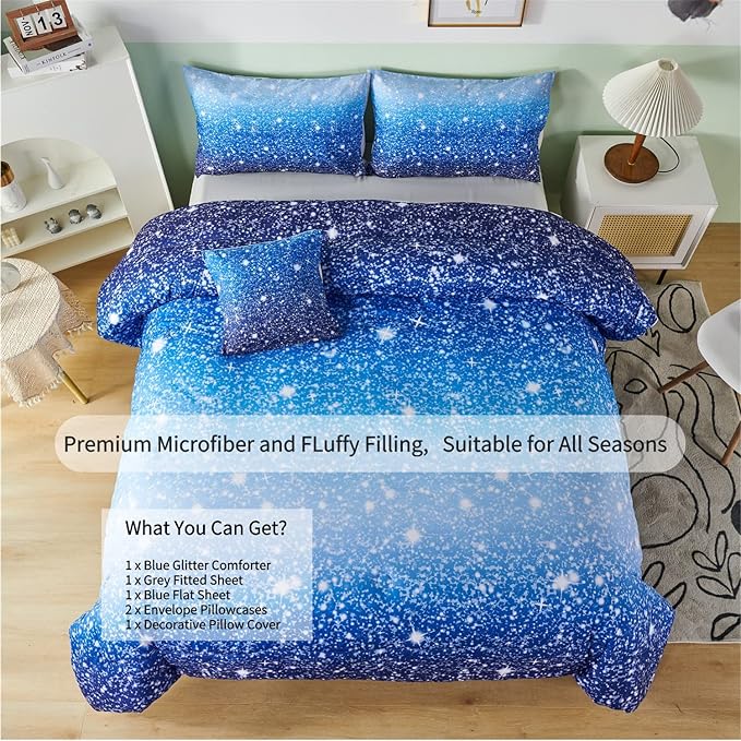Comforter Set - Queen - 6 Piece