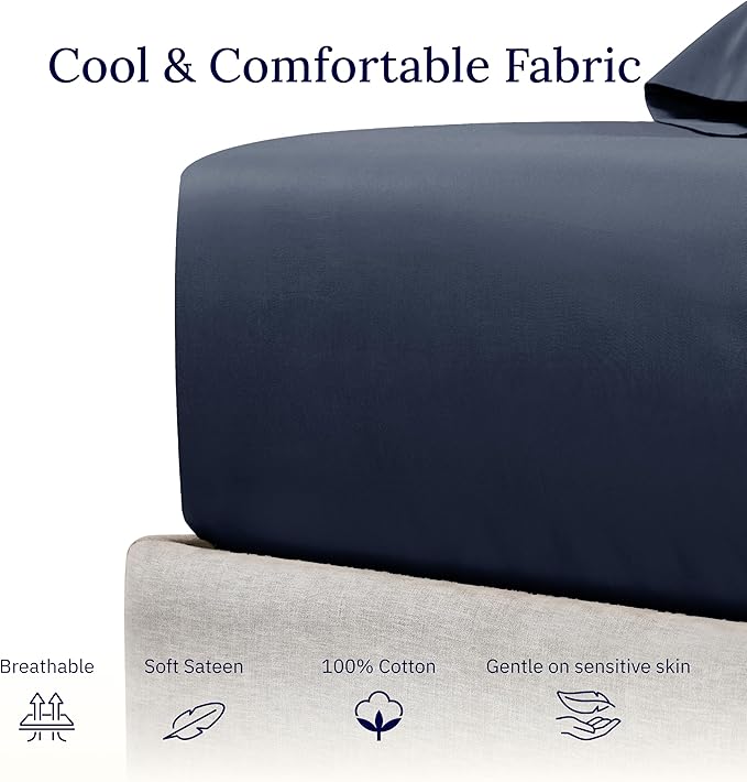 100% Cotton Fitted Sheet - California King