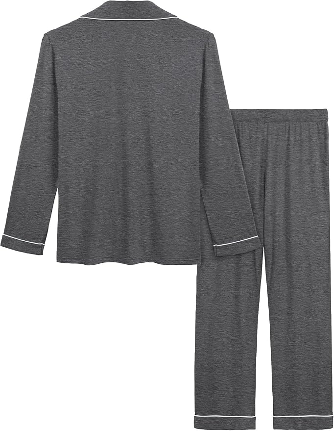 Women's Bamboo Cooling Pajama Set - Long Sleeve