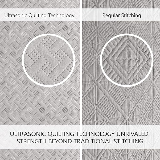 Microfiber Quilt Set - Twin
