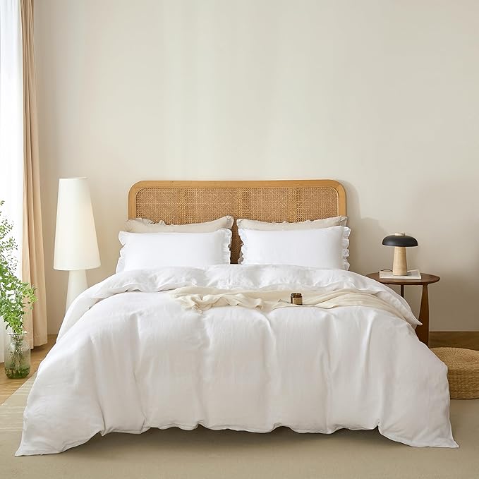 Linen Duvet Cover Set - Twin - 2 Piece