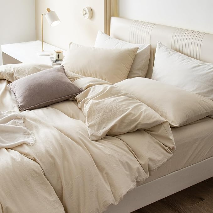 Linen Duvet Cover Set - King - 108 x 98 in - 3 Piece