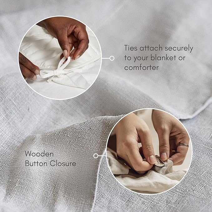 Linen Cooling Duvet Cover - King