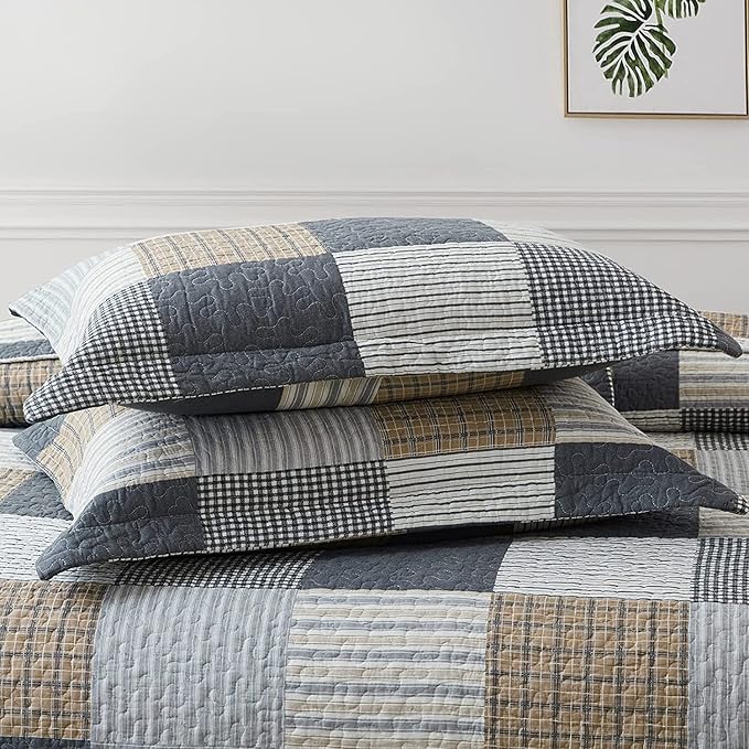 100% Cotton Quilt Set - Twin - 2 Piece
