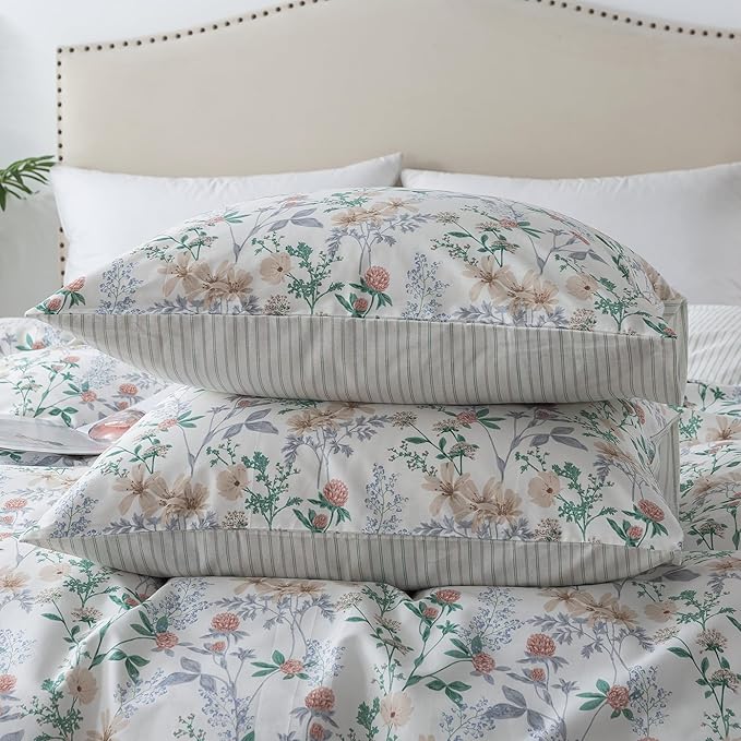 100% Cotton Duvet Cover Set - Queen - 3 Piece