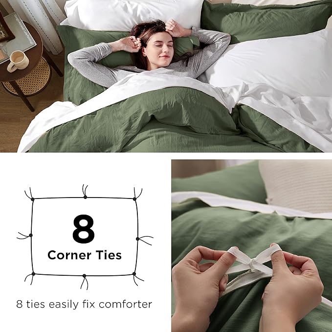 Duvet Cover Set - King - 104 x 90 in - 3 Piece