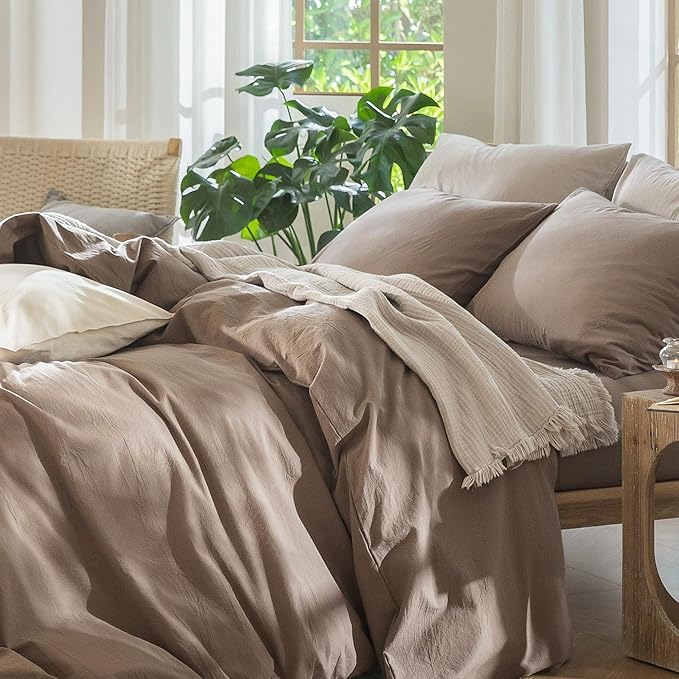 Linen Duvet Cover Set - Queen