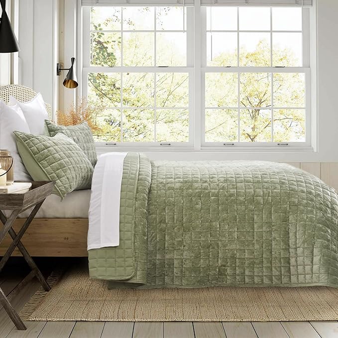 Velvet Quilt Set - Queen