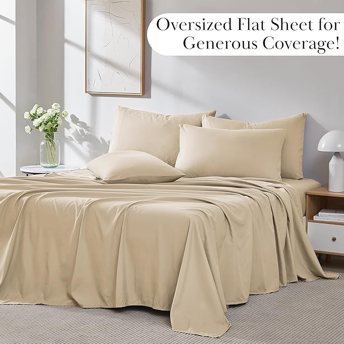 Bed Sheet Set - Split King - 7 Piece