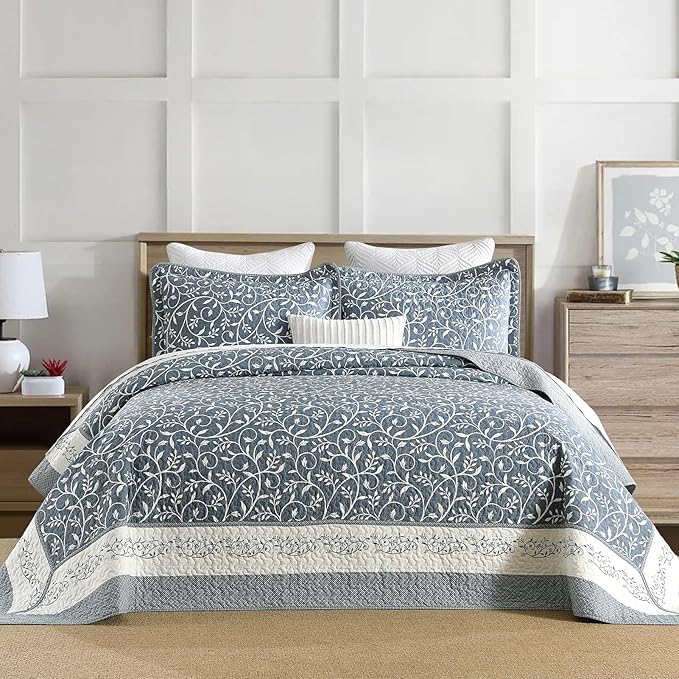 100% Cotton Bedding Set - California King - 3 Piece