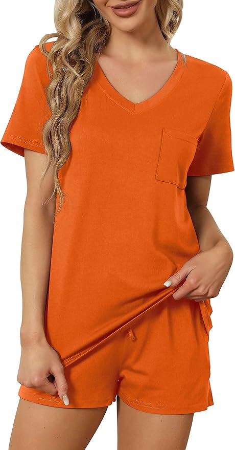 Women's Pajama Set - Short Sleeve - 2 Piece