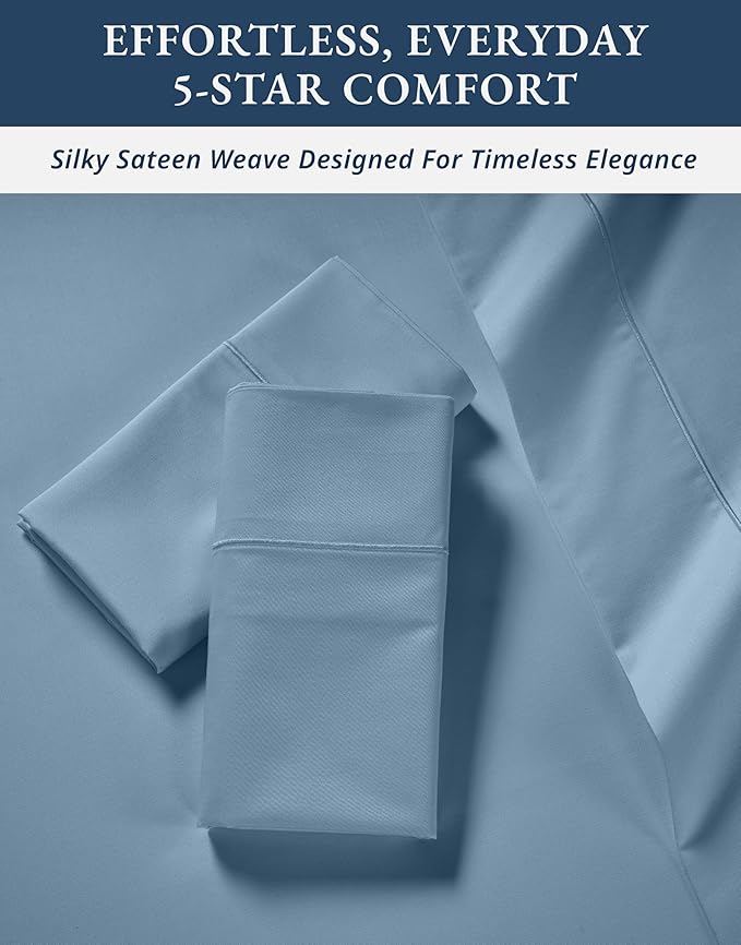 Linen Bed Sheet Set - King
