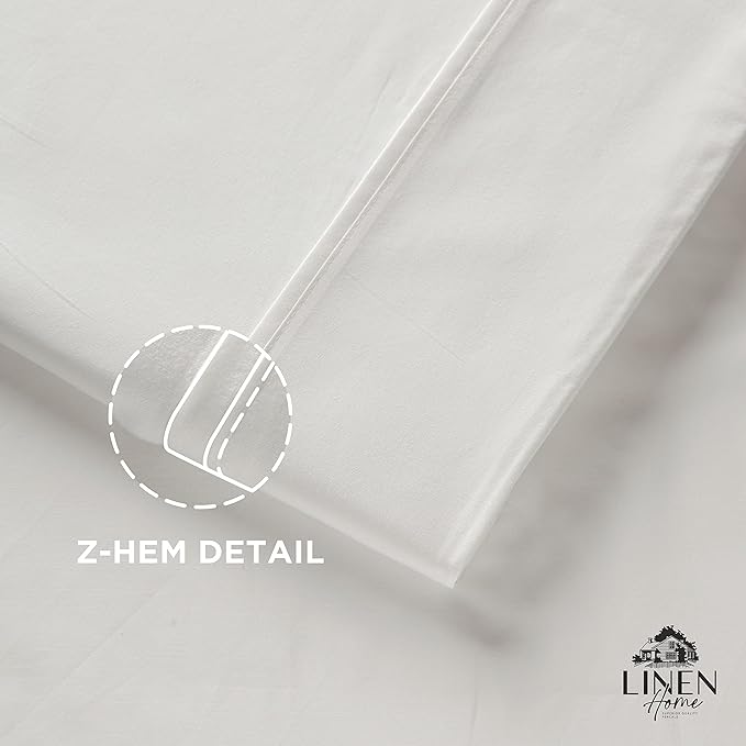 100% Cotton Pillowcase Set - King - 2 Piece