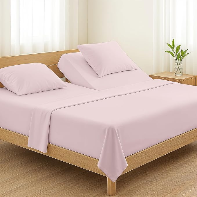 Linen Cooling Bed Sheet Set - Split King - 5 Piece