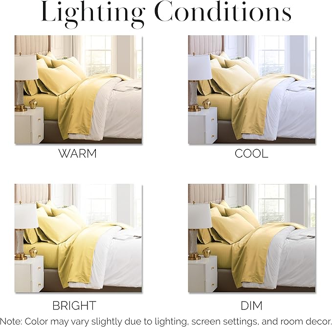 Microfiber Bed Sheet Set - California King - 6 Piece