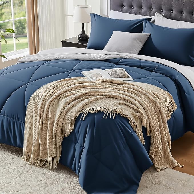 Microfiber Comforter Set - Full - 7 Piece
