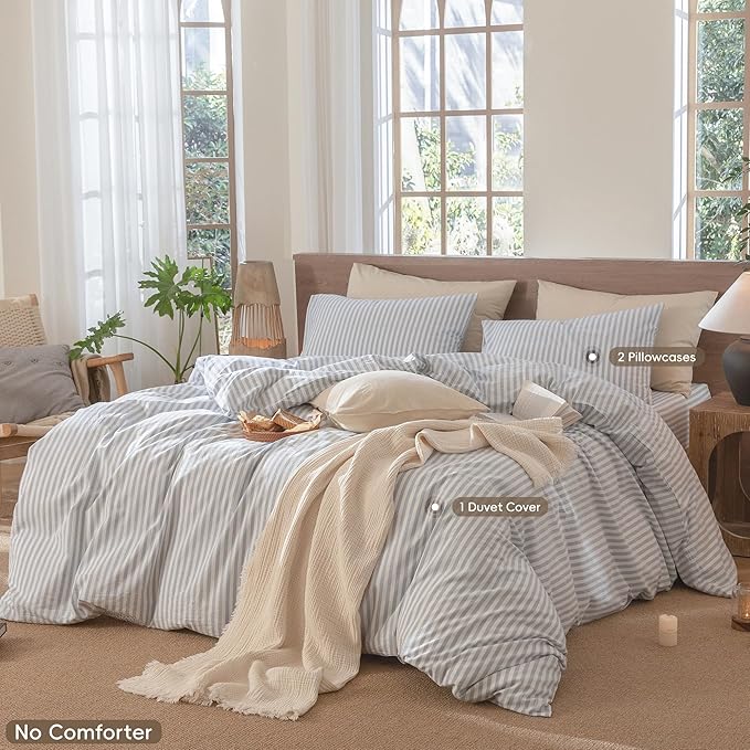 Linen Duvet Cover Set - King