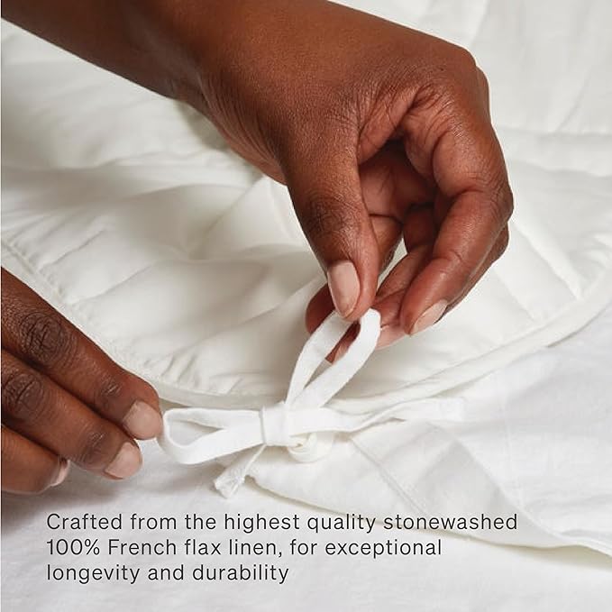 Linen Cooling Duvet Cover Set - Queen