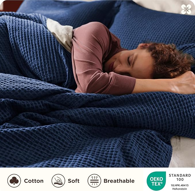 100% Cotton Duvet Cover Set - King - 3 Piece
