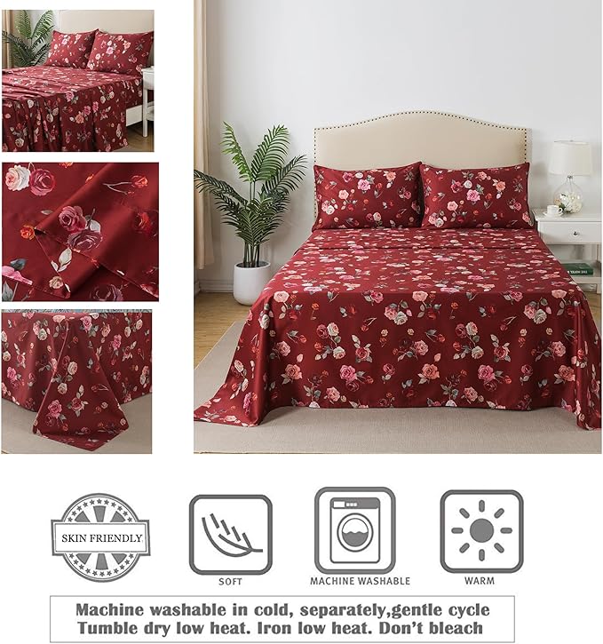 Bed Sheet Set - Twin - 4 Piece