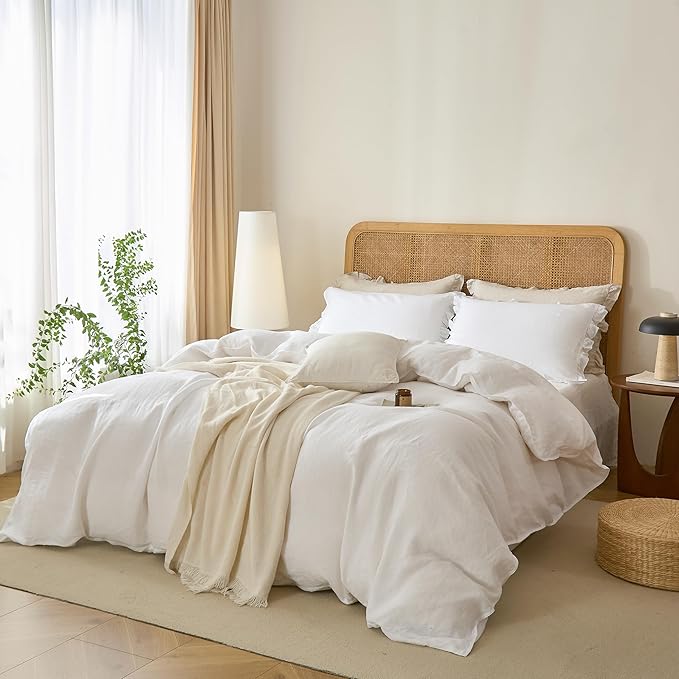 Linen Duvet Cover Set - Twin - 2 Piece
