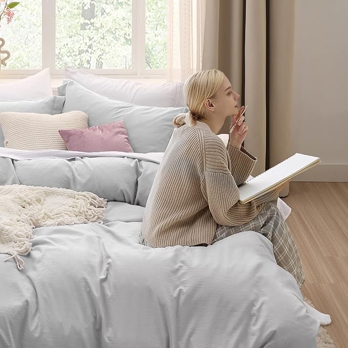 Duvet Cover Set - Full - 80 x 90 in - 3 Piece