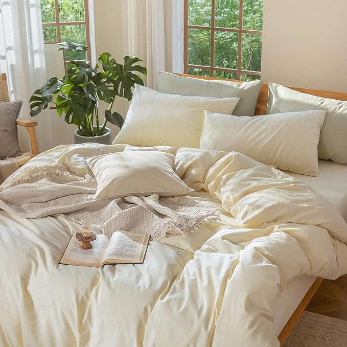 Linen Duvet Cover Set - Queen
