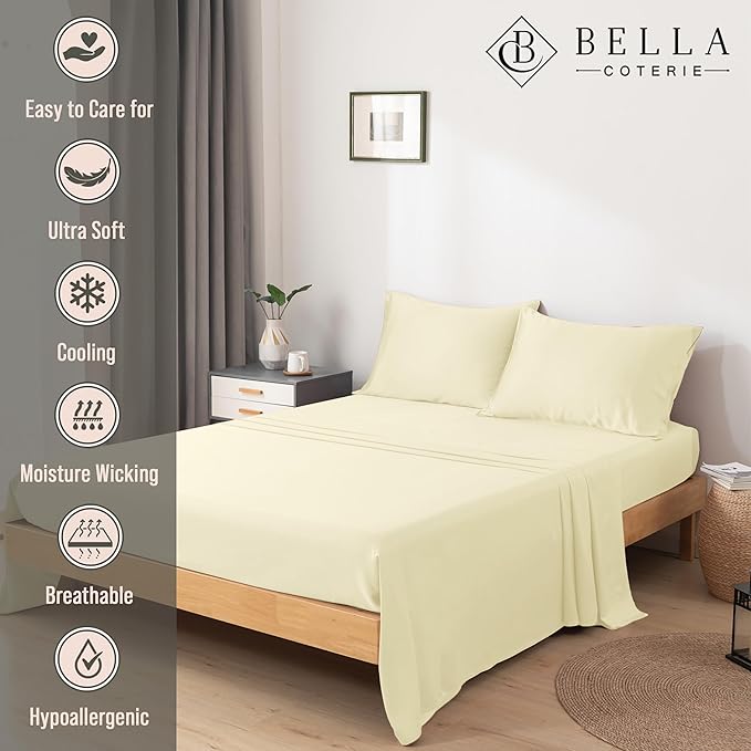 Bamboo Cooling Bed Sheet Set - King