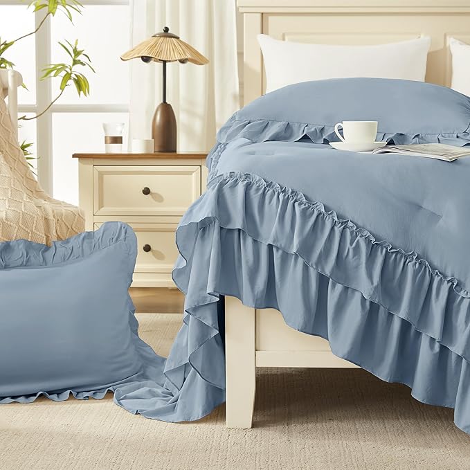 Microfiber Comforter Set - California King - 104 x 96 in - 3 Piece