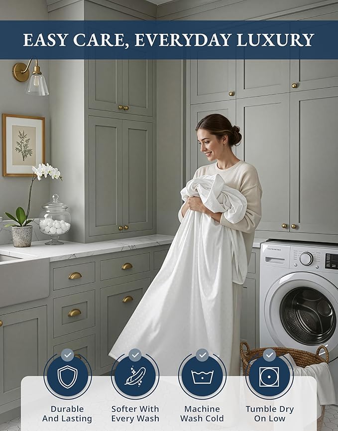 Linen Bed Sheet Set - California King