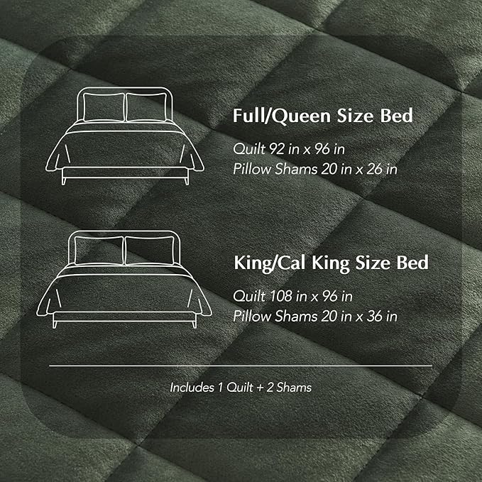 Velvet Quilt Set - King