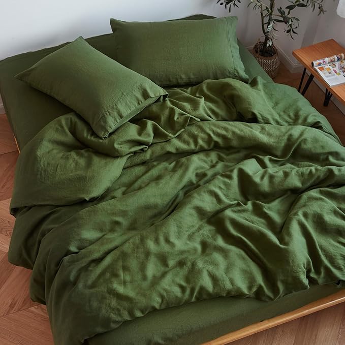 Linen Cooling Bed Sheet Set - Queen - 3 Piece